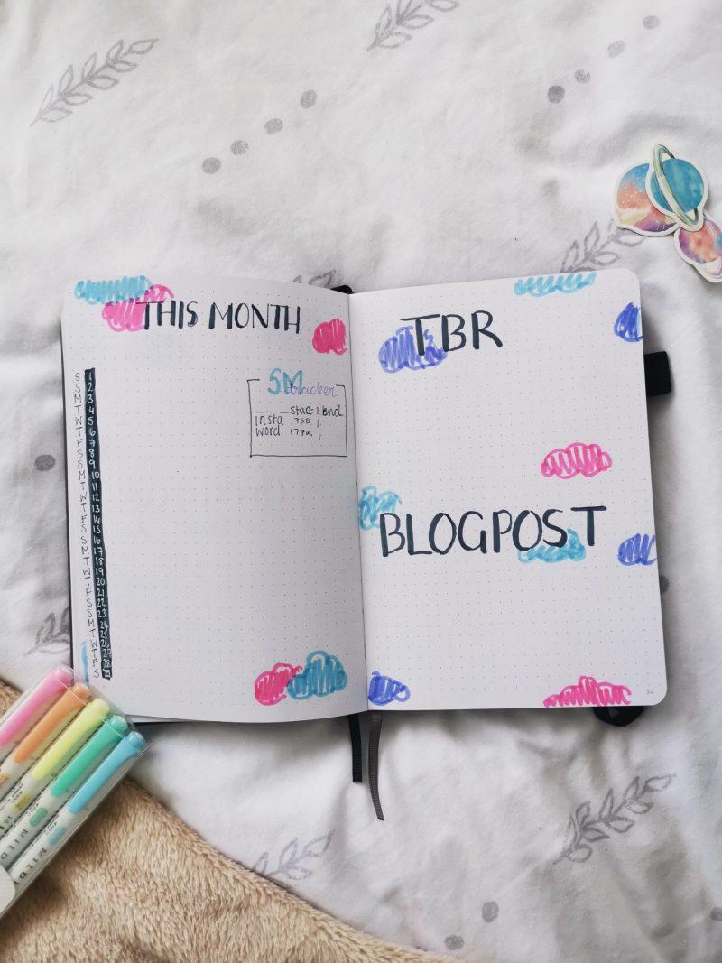 FEBRUARY BULLET JOURNAL SET UP 2020 - The Curious Planner