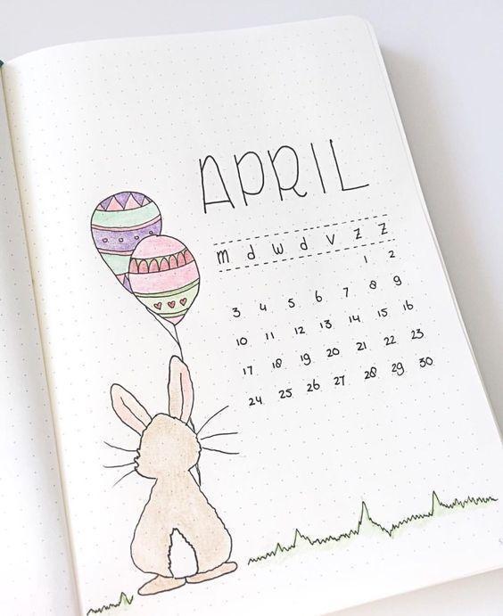 APRIL BULLET JOURNAL THEME IDEAS - The Curious Planner