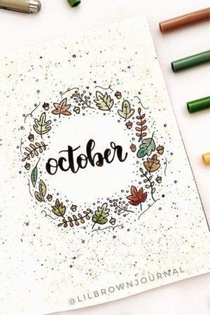 Top 23 Best Autumn/ Fall Bullet Journal Cover Theme Ideas You NEED To ...