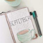 An Autumn Coffee Shop Theme | September Bullet Journal Set Up