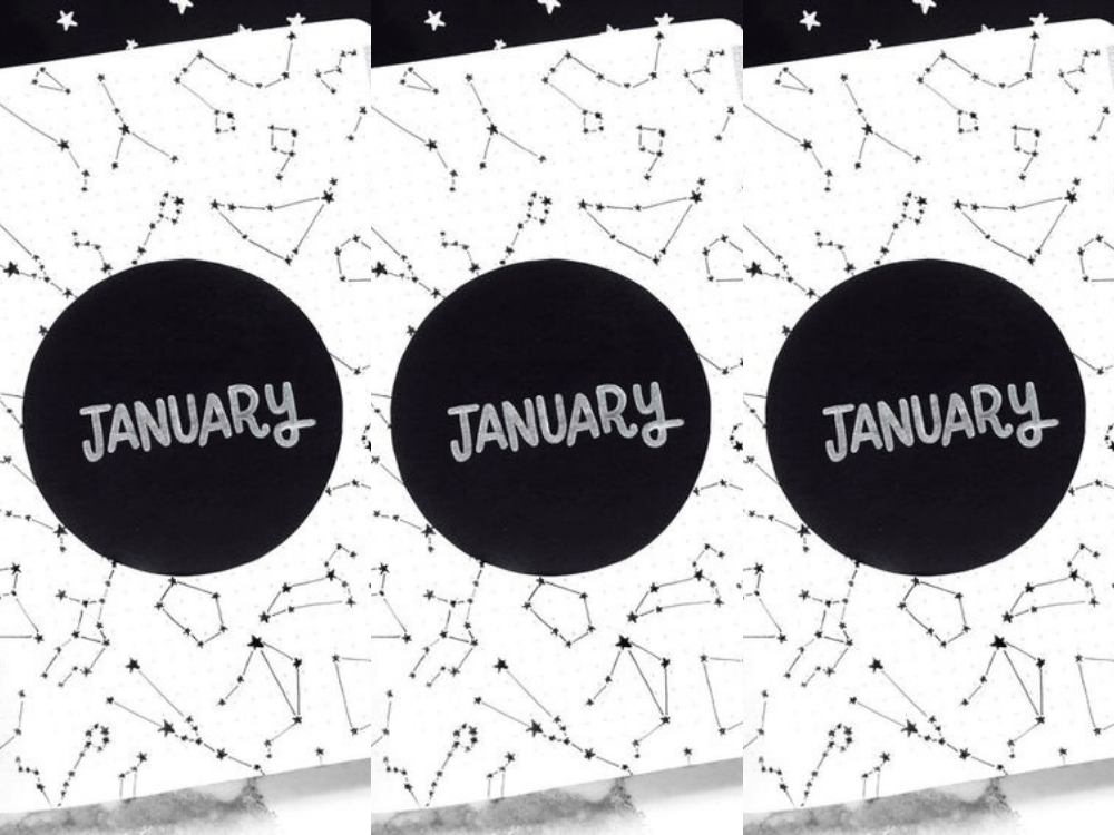 21 Genius January Bullet Journal Cover Ideas You MUST See