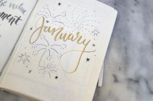 21 Genius January Bullet Journal Cover Ideas You MUST See - The Curious ...