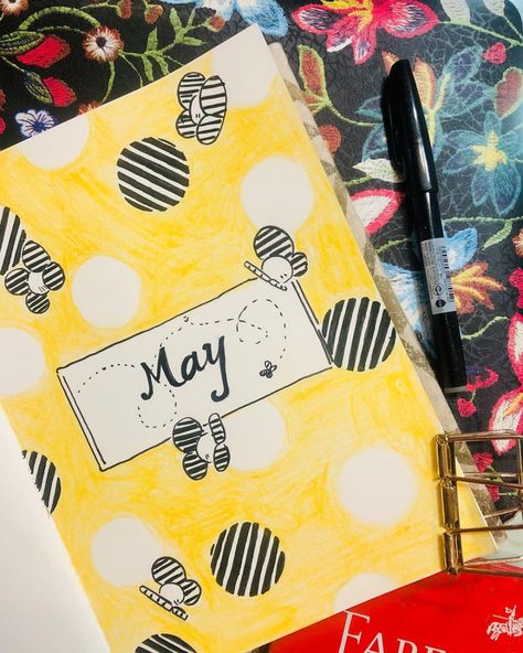 may bullet journal cover bees