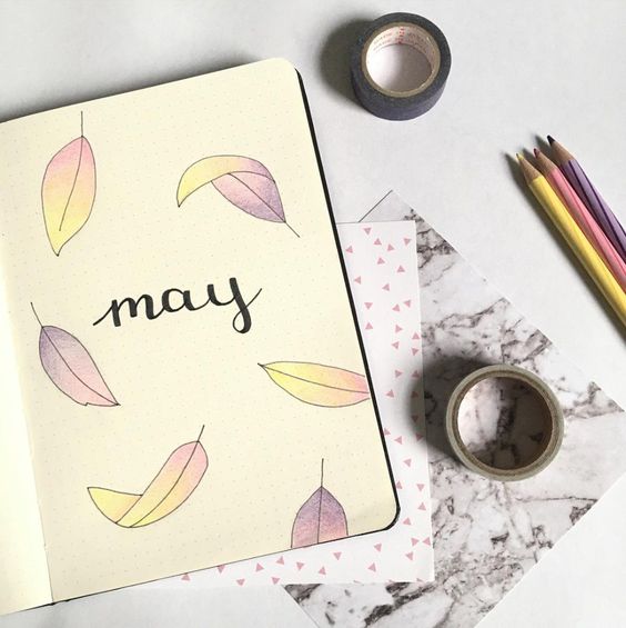 may bullet journal cover purple