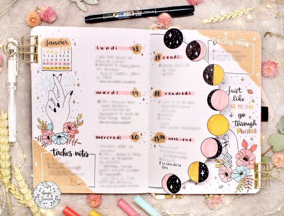 15 Best Bullet Journal Dutch Door Ideas You NEED To Try - The Curious ...