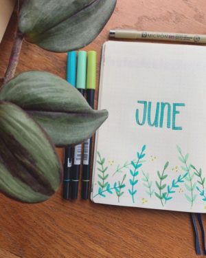 15+ Hot June Bullet Journal Cover Page Ideas you NEED To See - The ...