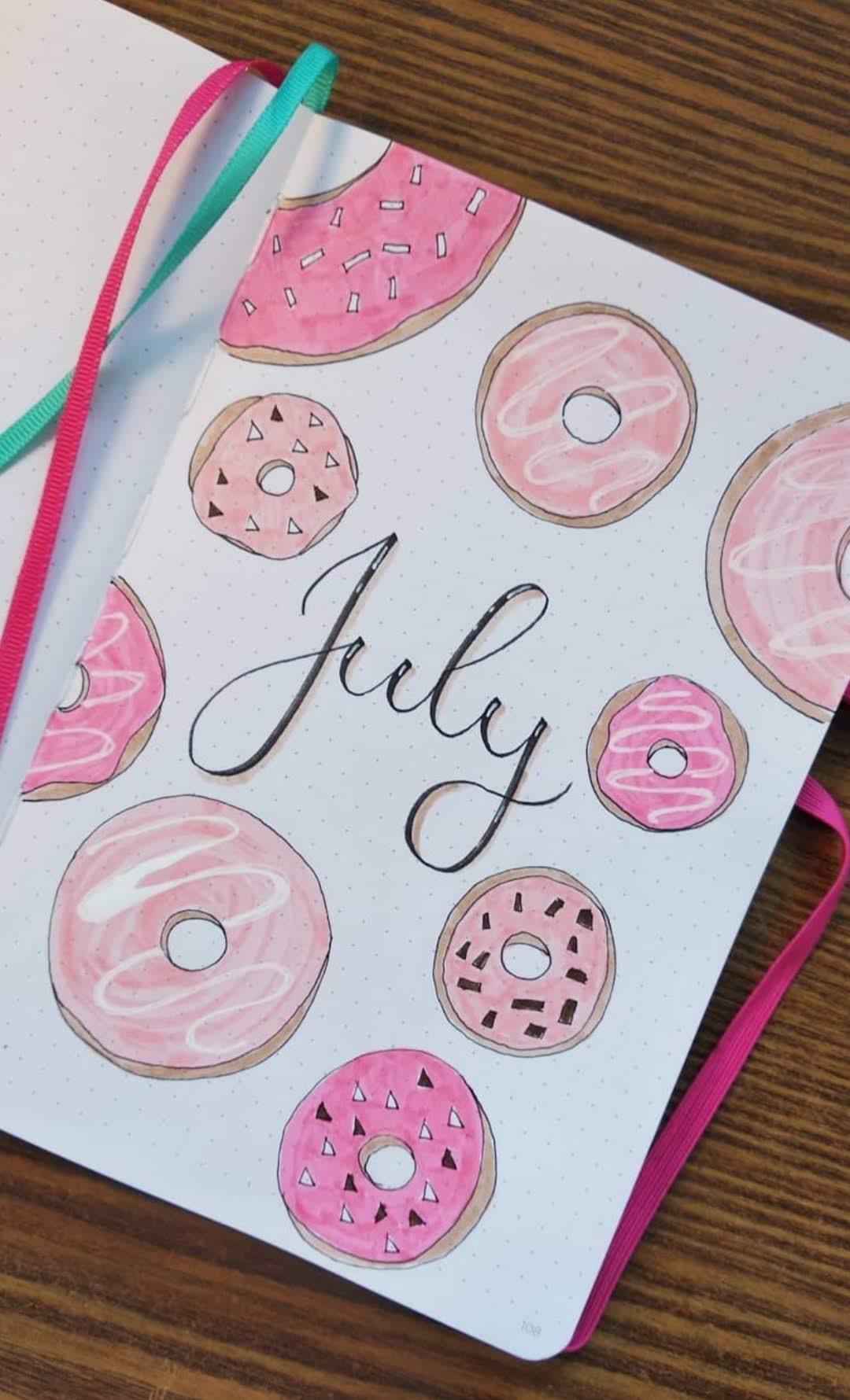 july bullet journal cover ideas
