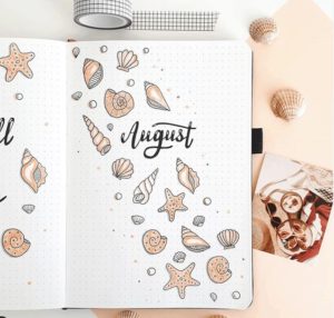 21 Sublime August Bullet Journal Cover Ideas You Will LOVE! - The ...