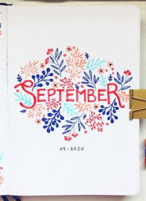 21+ Beautiful Fall/ Autumn September Bullet Journal Cover Ideas - The ...