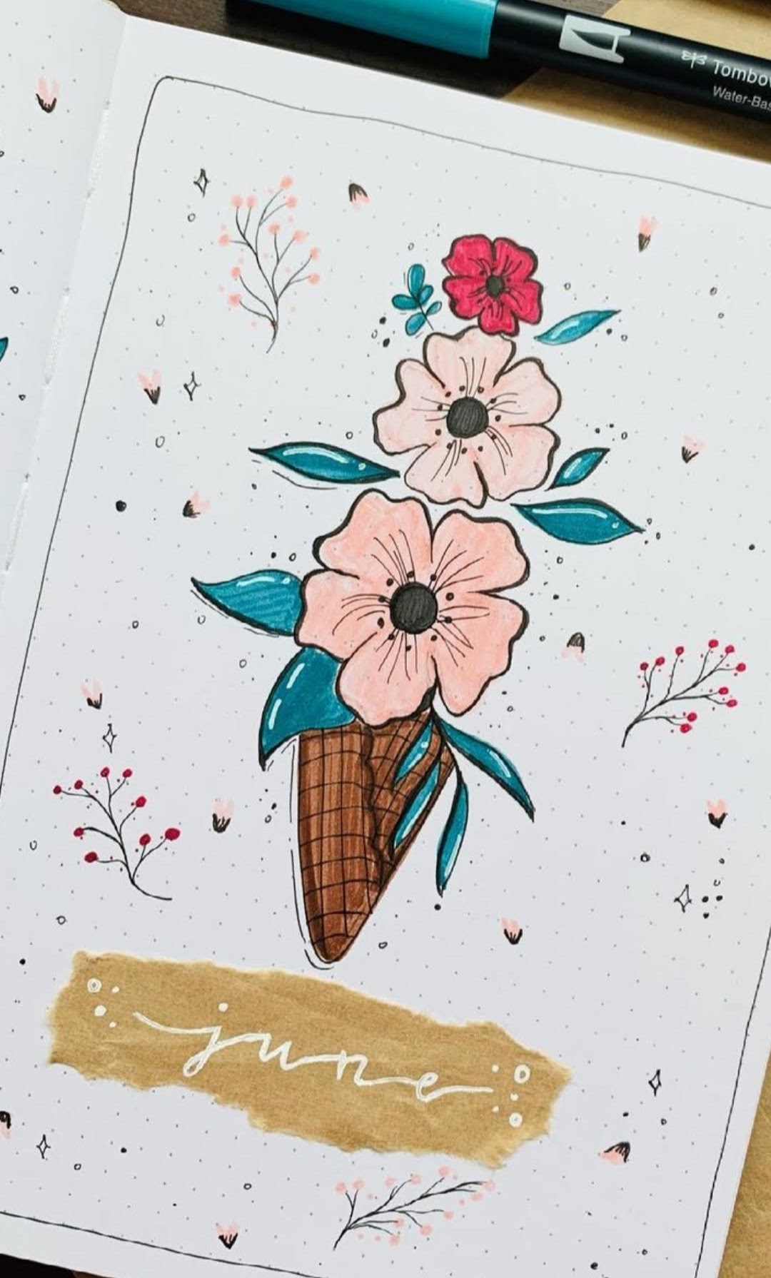 20+ Best Floral Bullet Journal Ideas You Need to Copy! - The Curious ...