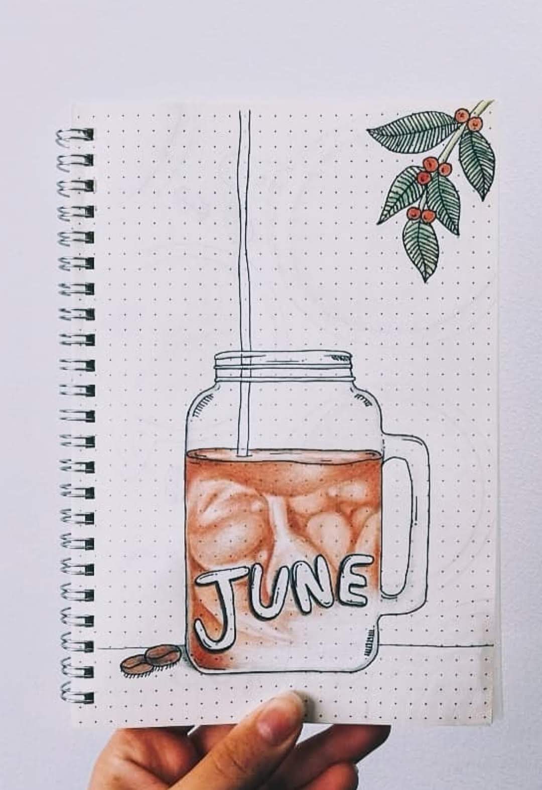 coffee bullet journal cover