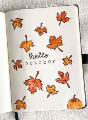 29+ Genius October Bullet Journal Cover Ideas for Spooky Season! - The ...