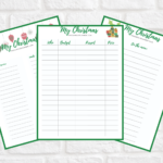FREE 6 Page Christmas Planner Printable