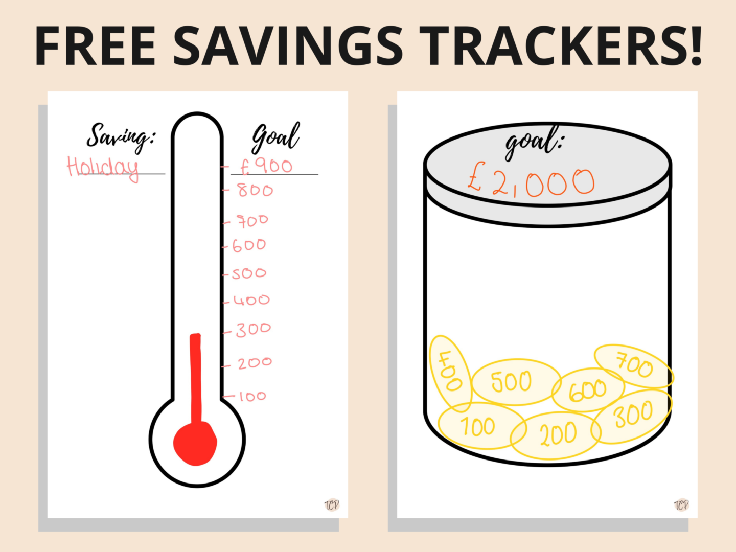 savings tracker pdf
