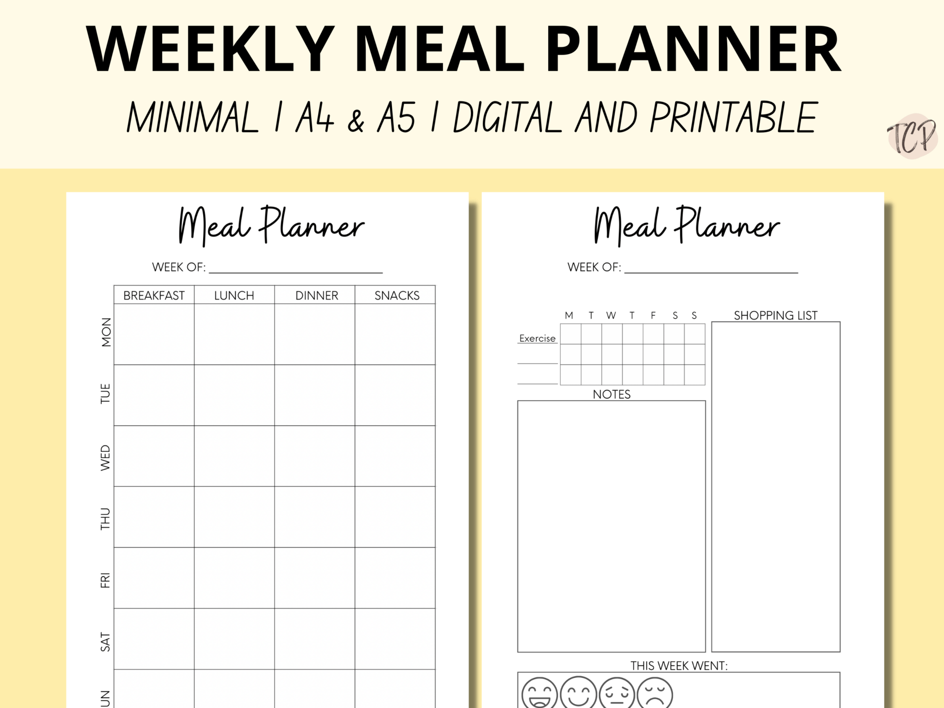 Free Meal Planner Printable That Will Make You Super Organized + How To ...