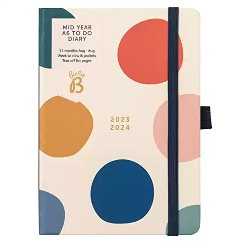 Busy B Mid Year A6 To Do Diary 2023/24