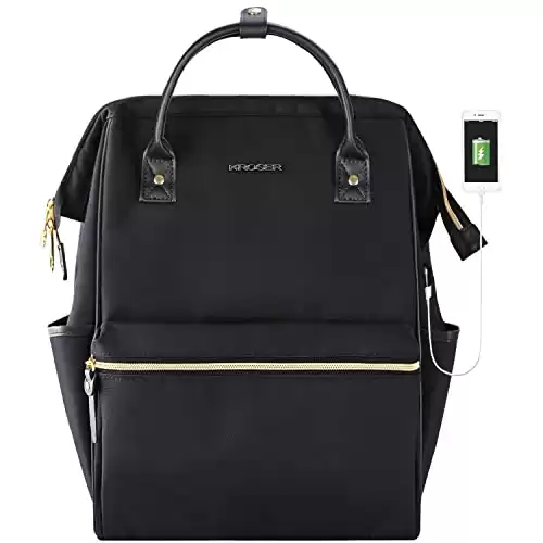 KROSER Laptop Backpack 15.6 Inch Stylish Backpack