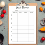 Free Meal Planner Printable That Will Make You Super Organized + How To Meal Plan!