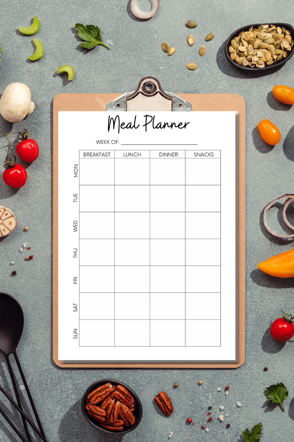 Free Meal Planner Printable That Will Make You Super Organized + How To Meal Plan!
