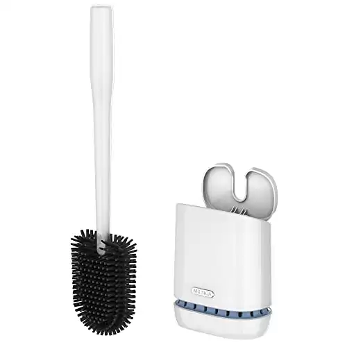 Silicone Toilet Brush and Holder