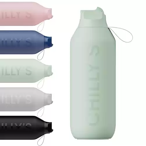 Chilly's Series 2 Flip Water Bottle with Sports Flip Lid