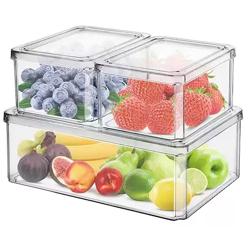 3 Pack Fridge Organisers